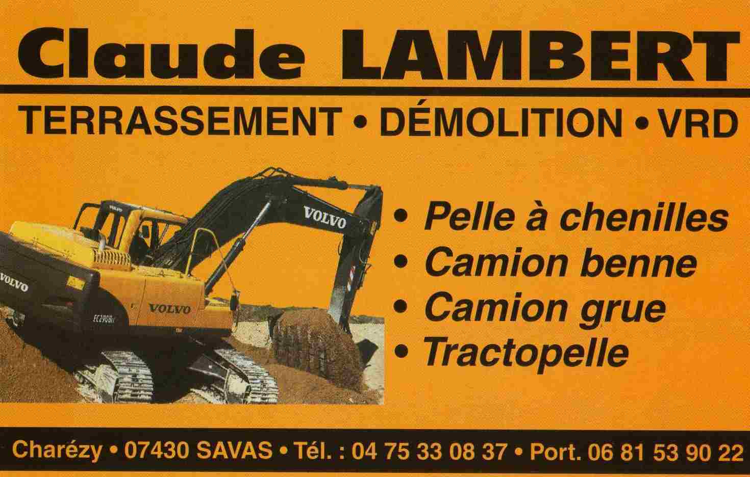 LAMBERT CLAUDE TP